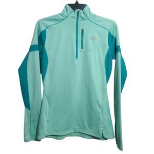 The North Face Impulse Quarter Zip Pullover Green Size S